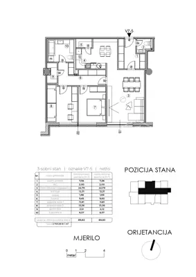 Apartment for sale in Centar, 89,8 m² - 3