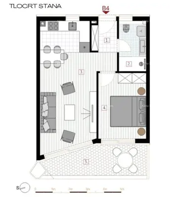Stan 52 m², Veruda Pula, pogled na Marina Veruda - 9
