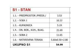 Stan 55 m², Valdebek, Pula - prizemlje i 2 spavaće sobe - 2