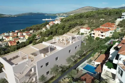 Apartment S6 in Trogir on Čiovo, with roof terrace and sea view - 2