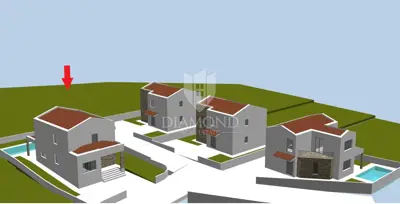 Building plot 418 m², Marčana - building permit - 2