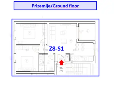 Stan 60 m², Pula - Veli vrh, vrt i loggia - 3