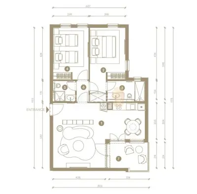 Apartment 72 m², Novi Vinodolski - first row to the sea - 23