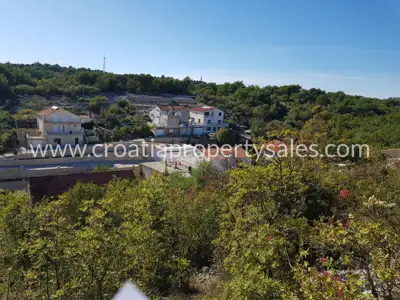 Građevinsko zemljište, Zaton kod Šibenika, projekt za dvije kuće - 2