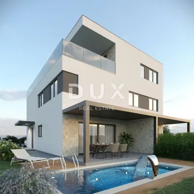 Apartment 95,6 m², Mandre - 150 m bis zum Meer, Pool - 3