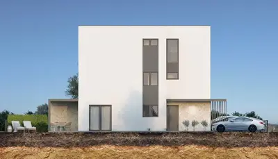 Apartment 95,6 m², Mandre - 150 m bis zum Meer, Pool - 6
