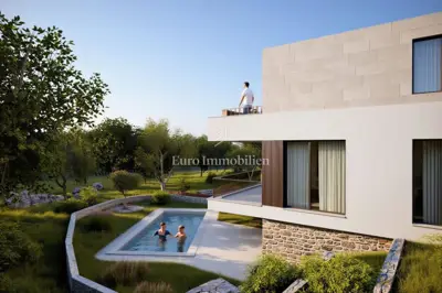 Kuća 176 m², Vrbnik - novogradnja s bazenom i okućnicom - 5