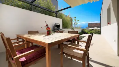 Villa 212 m², Malinska na Krku, bazen i pogled na more - 20