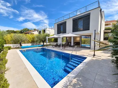 Villa 212 m², Malinska na Krku, bazen i pogled na more - 6