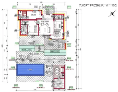 Building land 900 m², Sveta Nedelja - project for a villa - 4