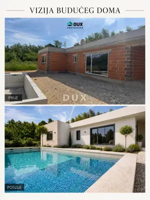 ISTRA, LABIN - 3 Zimmer Haus (Rohbau), 152,0 m² - 3
