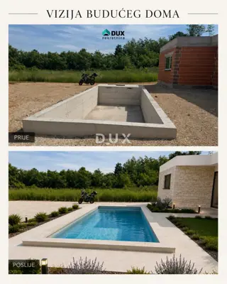 ISTRA, LABIN - 3 Zimmer Haus (Rohbau), 152,0 m² - 2