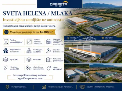 Gewerbezone Mlaka, Križevčec, 29.563,00 m², 1.182.520,00 EUR - 2
