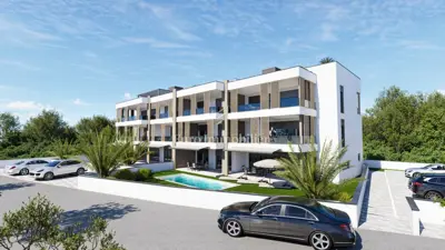 Apartmani, Zaton, prvi red do mora i novogradnja - 3