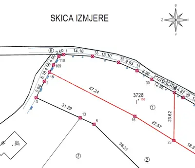 Bizek, Poreščina Street - building land 1,164 m² - 10