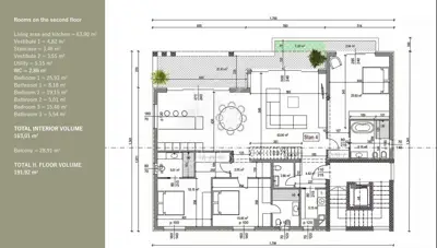 Penthouse 299 m², Rovinj - pogled na more i Stari grad - 13