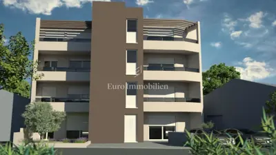 Ground-floor apartment in new construction in Ližnjan