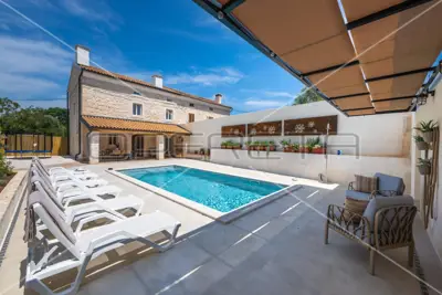 Istra, Rakalj, beautiful new stone house with pool near the beach - 18