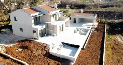 Vila 300 m², Sveti Lovreč - bazen i panoramski pogled